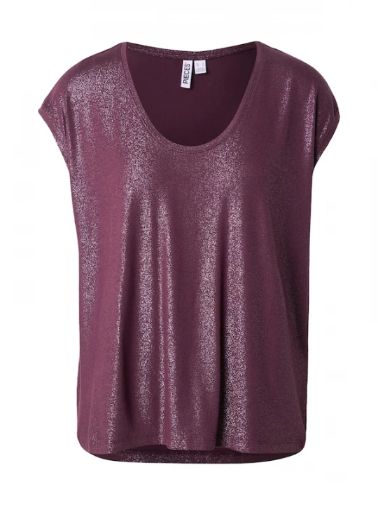 Foto van product PIECES Shirt 'PCALICE' wijnrood