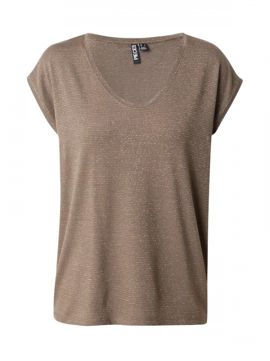 Foto van product PIECES Shirt 'PCBillo' brokaat / goud