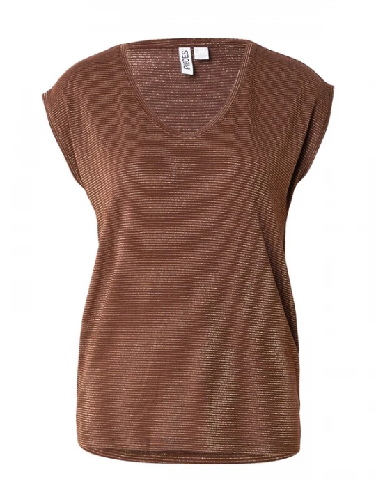 Foto van product PIECES Shirt 'PCBillo' bruin