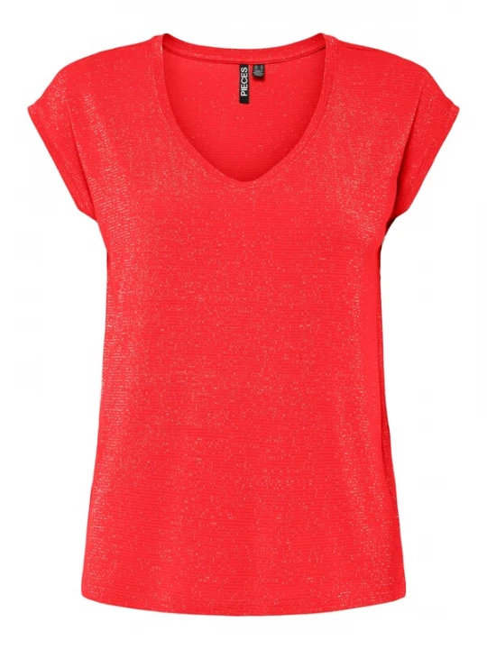 Foto van product PIECES Shirt 'PCBillo' rood