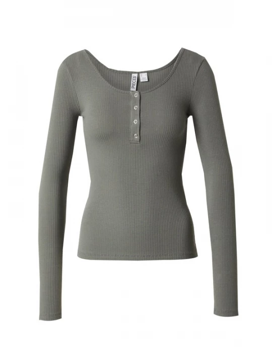Foto van product PIECES Shirt 'PCKITTE' grijs