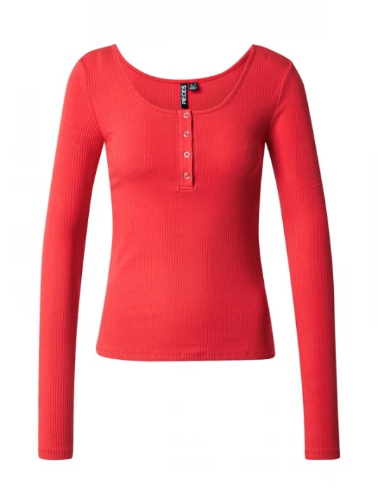 Foto van product PIECES Shirt 'PCKITTE' rood