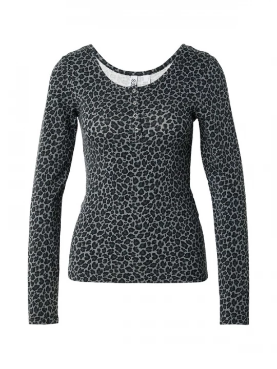 Foto van product PIECES Shirt 'PCKITTY' grijs / antraciet / petrol