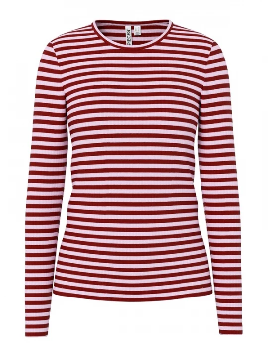 Foto van product PIECES Shirt 'PCLaya' rosa / robijnrood