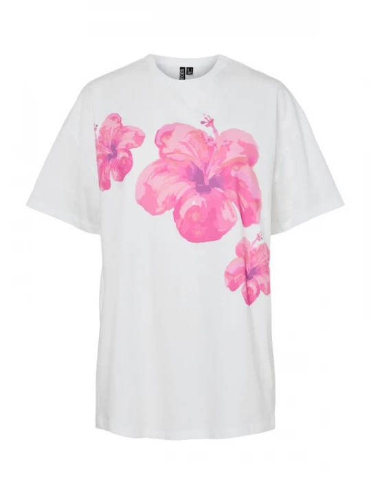 Foto van product PIECES Shirt 'PCMIKKA' donkerlila / rosa / lichtroze / wit