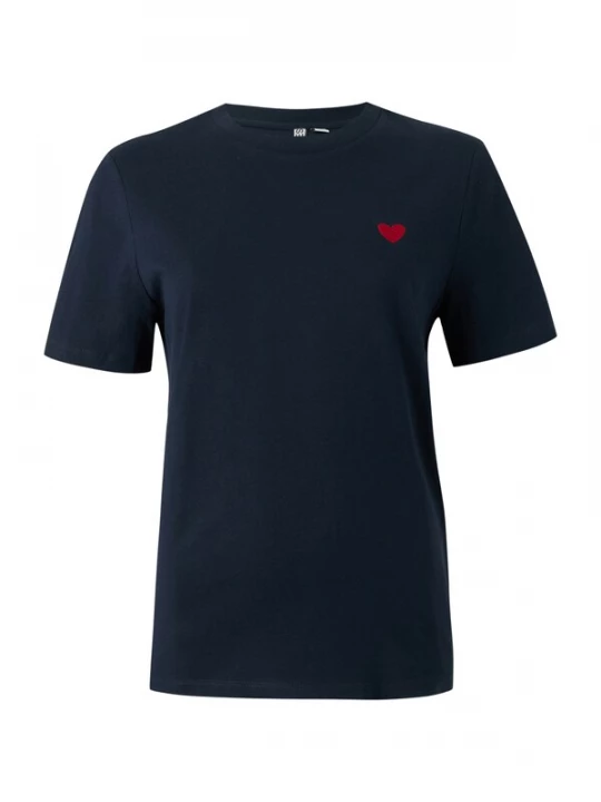 Foto van product PIECES Shirt 'PCMila' navy / rood
