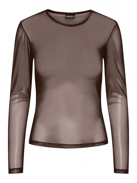 Foto van product PIECES Shirt 'PCNinni' bruin