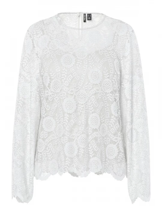 Foto van product PIECES Shirt 'PCOLLINE' wit