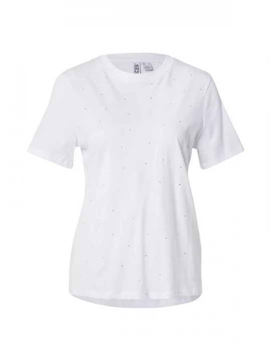 Foto van product PIECES Shirt 'PCRIA' zilver / wit