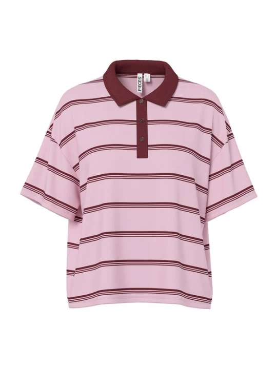 Foto van product PIECES Shirt 'PCSadie' rosa / bourgogne