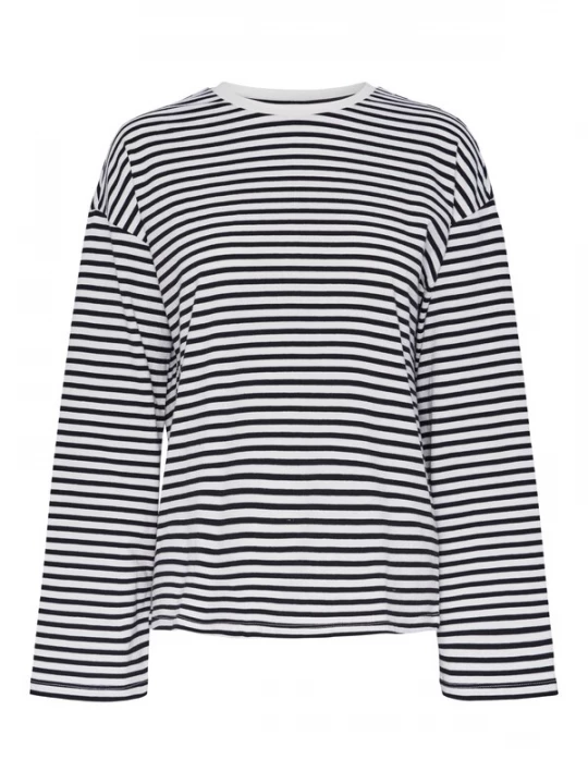 Foto van product PIECES Shirt 'PCSadie' zwart / wit