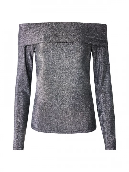 Foto van product PIECES Shirt 'PCSANDRA' zwart gemêleerd