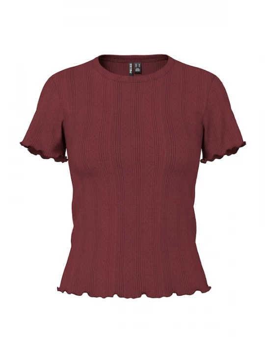 Foto van product PIECES Shirt wijnrood