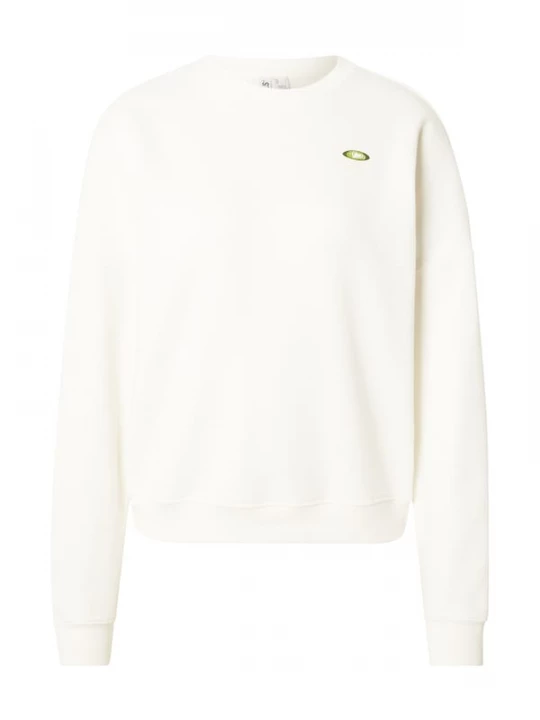 Foto van product PIECES Sweatshirt 'PCFAST' crème / kiwi / lichtroze / wit
