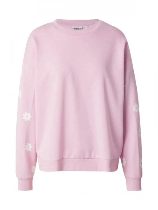 Foto van product PIECES Sweatshirt 'PCKALINKA' curry / rosa / wit