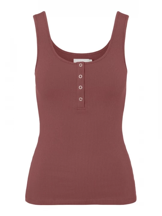 Foto van product PIECES Top 'PCKitte' kastanjebruin