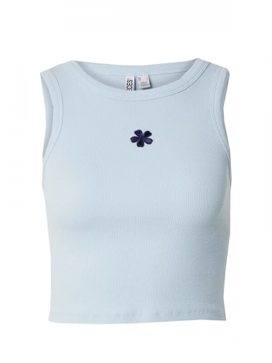 Foto van product PIECES Top 'PCMIMI' indigo / lichtblauw