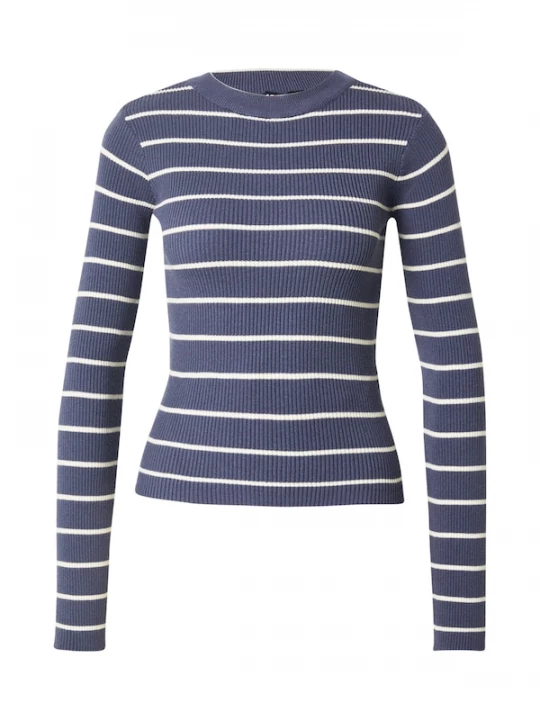 Foto van product PIECES Trui donkerblauw / wit