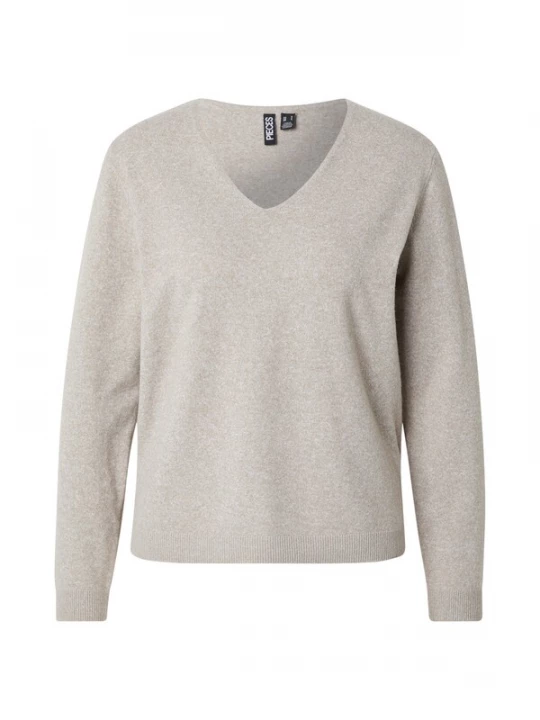 Foto van product PIECES Trui 'PCBree' beige gemêleerd