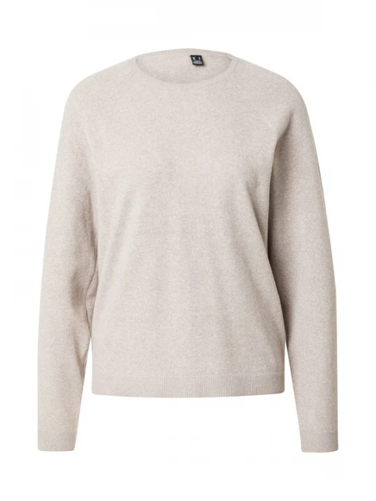 Foto van product PIECES Trui 'PCBREE' beige gemêleerd