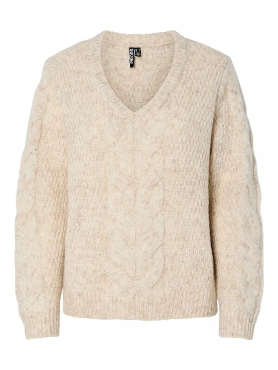 Foto van product PIECES Trui 'PCNINA' beige