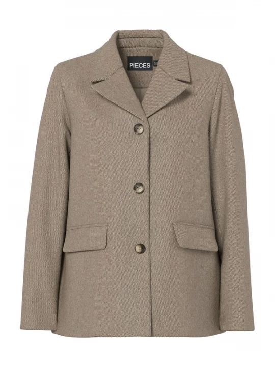Foto van product PIECES Tussenjas 'PCBianka' taupe / offwhite