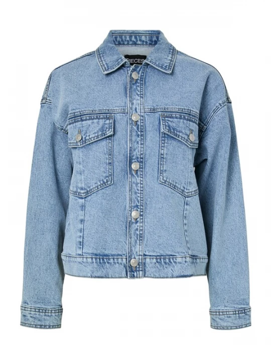 Foto van product PIECES Tussenjas 'PCElma' blauw denim