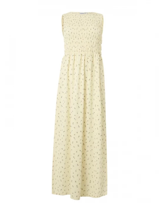 Foto van product PIECES Zomerjurk 'PCBETTY' crème / donkergroen