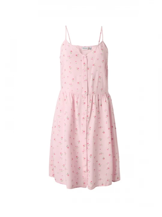 Foto van product PIECES Zomerjurk 'PCTALA' olijfgroen / spar / rosa / lichtroze
