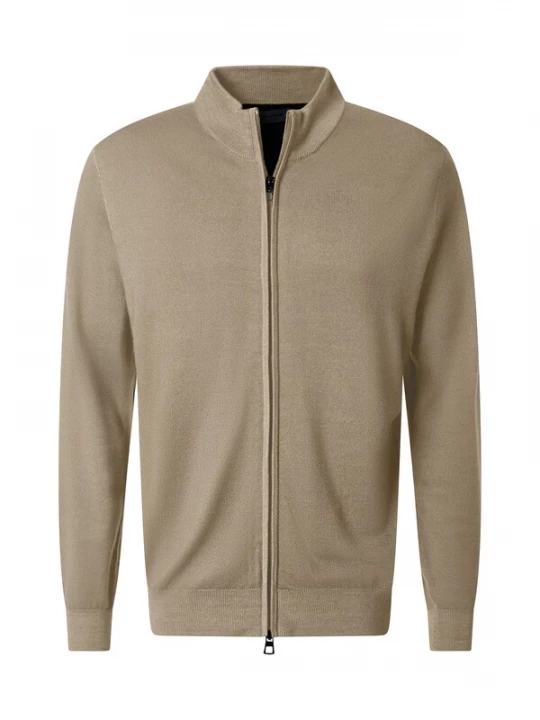 Foto van product PIERRE CARDIN Gebreid vest greige