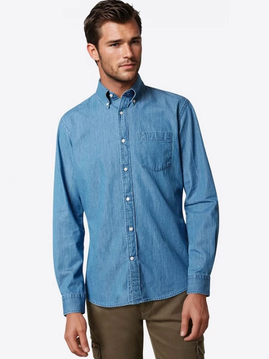 Foto van product PIERRE CARDIN Overhemd blauw