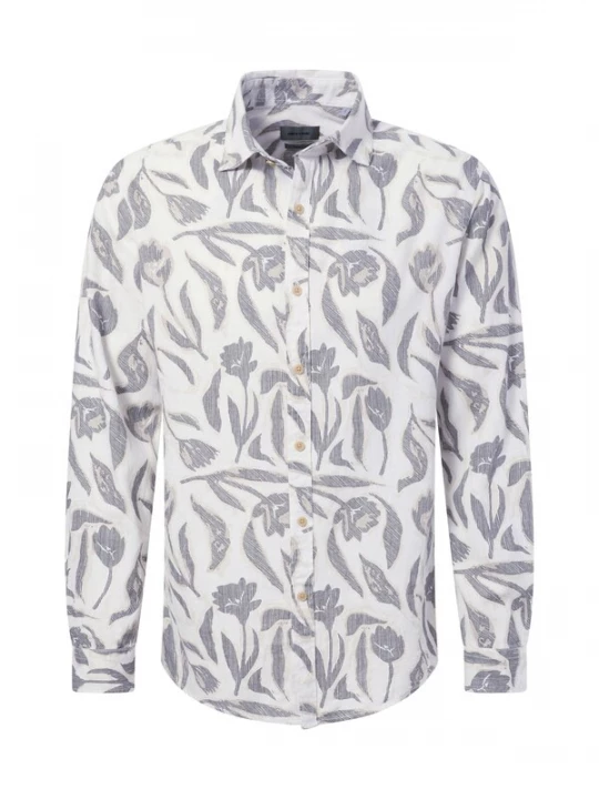 Foto van product PIERRE CARDIN Overhemd lichtblauw / offwhite