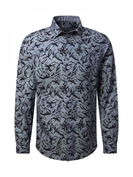 Foto van product PIERRE CARDIN Overhemd opaal / donkerblauw