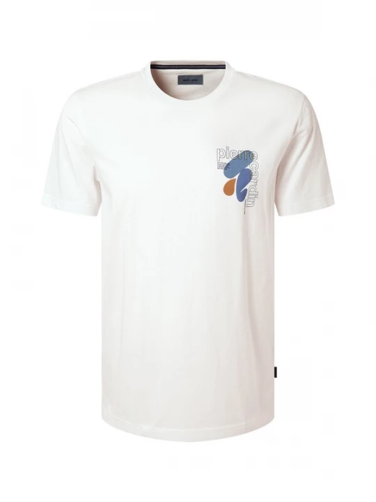 Foto van product PIERRE CARDIN Shirt blauw / lichtbruin / eierschaal