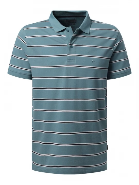 Foto van product PIERRE CARDIN Shirt cyaan blauw / zwart / wit