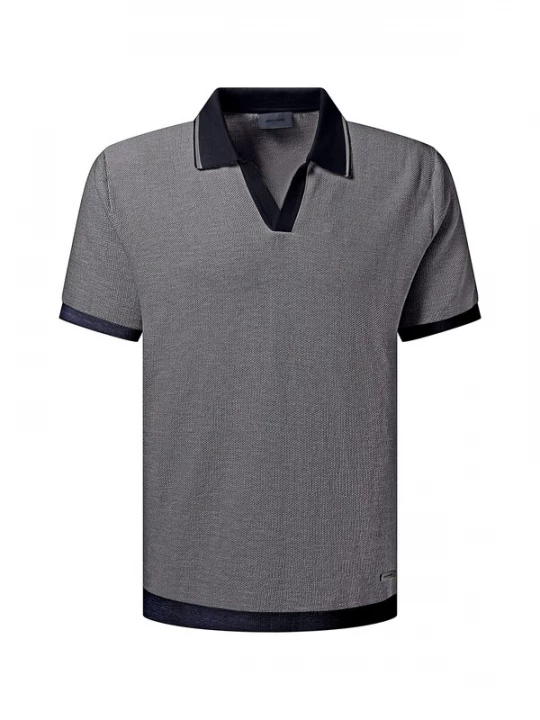 Foto van product PIERRE CARDIN Shirt donkerblauw / grijs gemêleerd