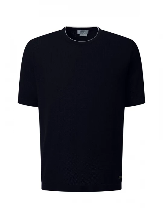 Foto van product PIERRE CARDIN Shirt donkerblauw / offwhite