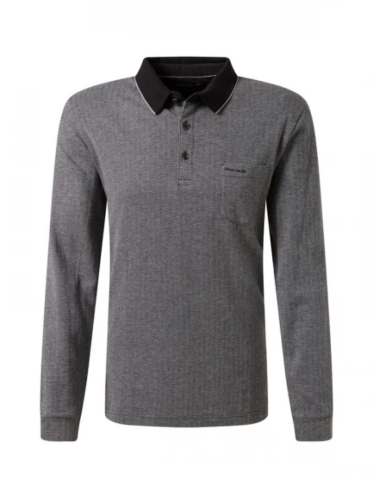 Foto van product PIERRE CARDIN Shirt grijs / zwart