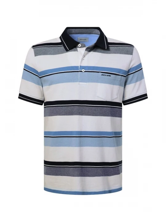 Foto van product PIERRE CARDIN Shirt lichtblauw / grijs / zwart / wit
