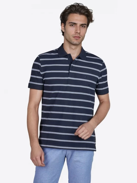 Foto van product PIERRE CARDIN Shirt navy / wit