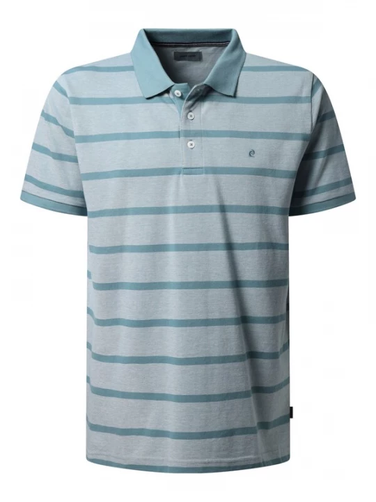 Foto van product PIERRE CARDIN Shirt turquoise / lichtgrijs