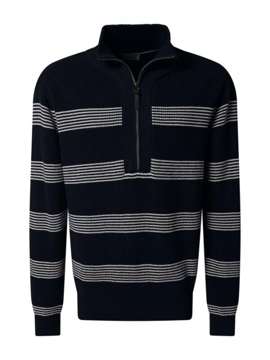 Foto van product PIERRE CARDIN Trui donkerblauw / grijs
