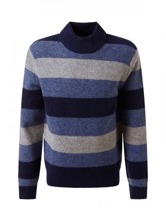 Foto van product PIERRE CARDIN Trui saffier / donkerblauw / grijs