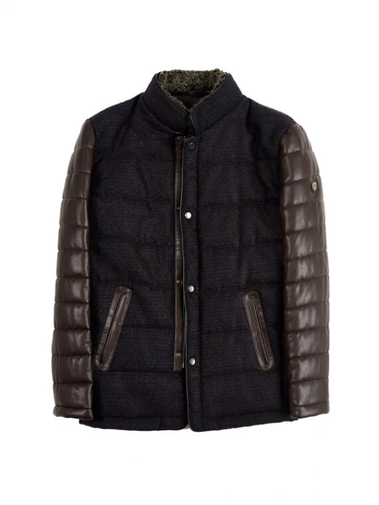 Foto van product PIERRE CARDIN Winterjas ultramarine blauw / bruin