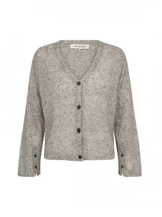 Foto van product Pieszak Gebreid vest 'Billie' lichtgrijs