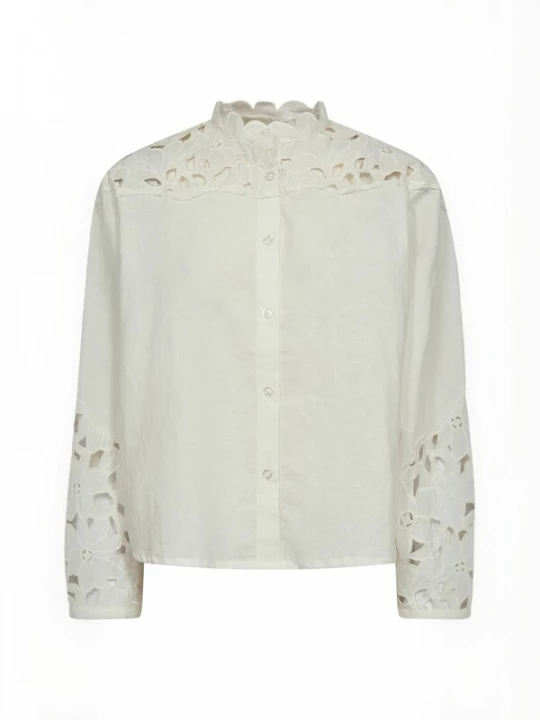 Foto van product Pieszak Shirt ' PD-Pina Yoke Mix ' ecru