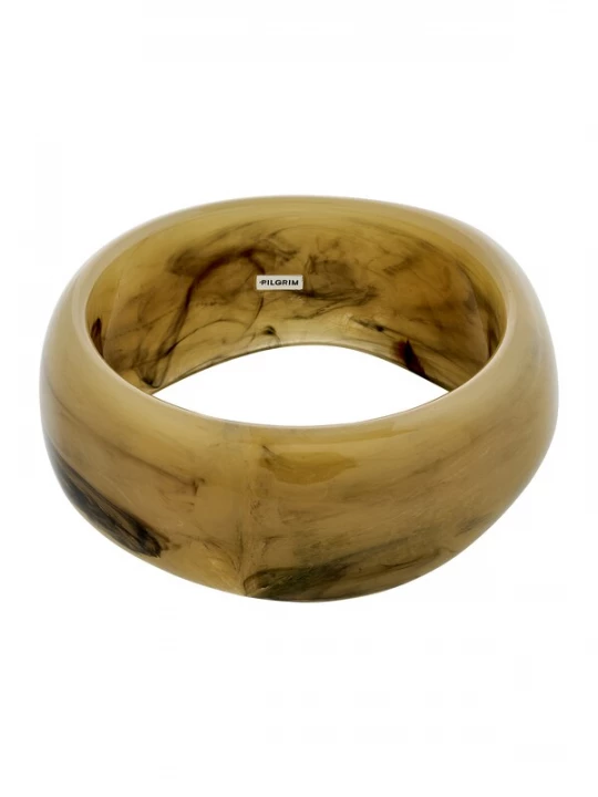 Foto van product Pilgrim Armband 'Aase' sand / donkerbruin