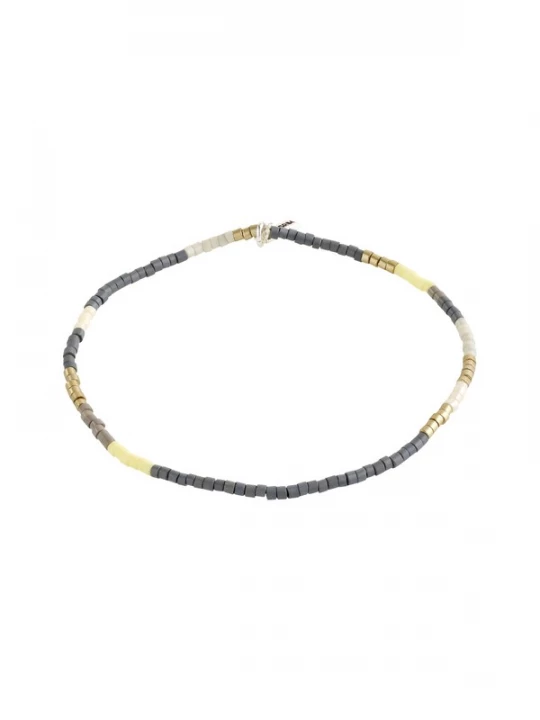 Foto van product Pilgrim Armband 'Alison' geel / grijs / zilver
