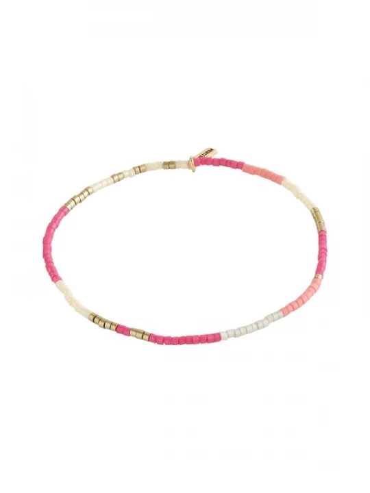 Foto van product Pilgrim Armband 'Alison' goud / pink / wit / parelwit