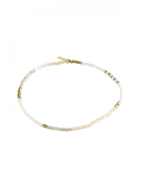 Foto van product Pilgrim Armband 'Alison' goud / wit